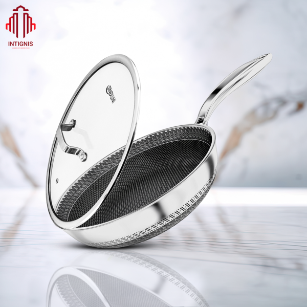Stainless Steel Frying Pan 30cm – Anti Scratch
