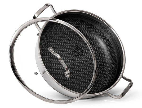 Stainless Steel Casserole with Steamer 30cm - Image 7
