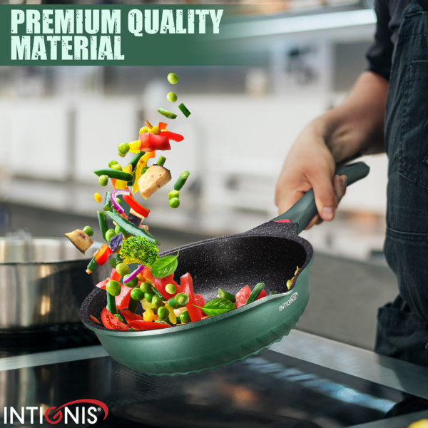 Frying Pan with Lid 30 cm – Anti Scratch induction - Image 9
