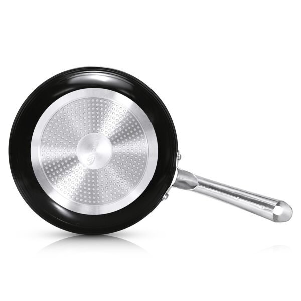 Frying Pan with lid Set Deep – 28 & 24 cm – Ceramic Non Stick Chemical Free Coating - Image 9