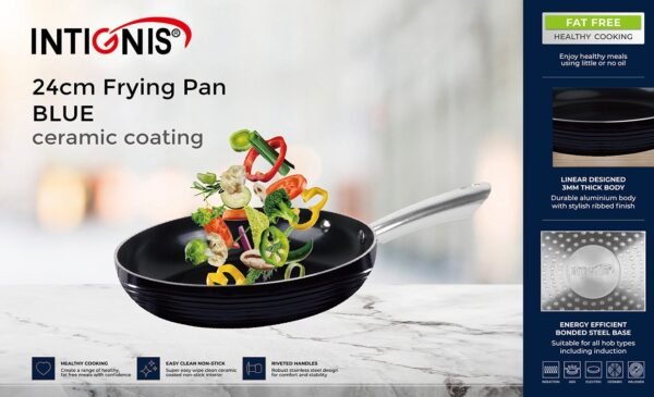 Linear Ceramic Frying Pan 24cm - Image 5