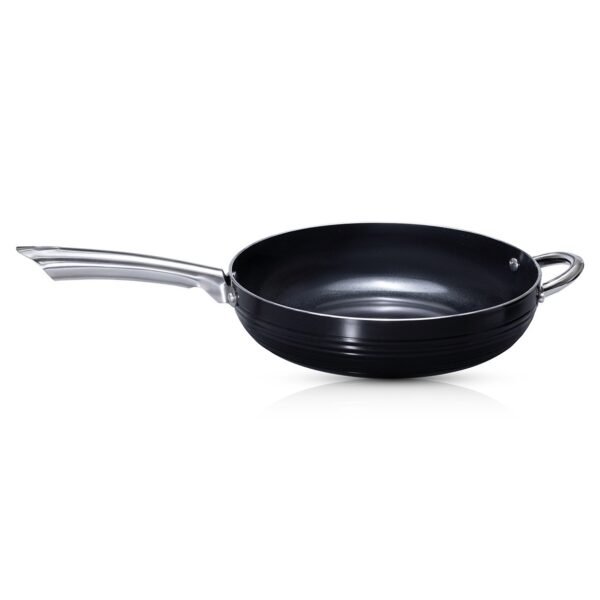 Frying Pan with lid Deep – 28cm – Ceramic Non Stick Chemical Free Coating - Image 3